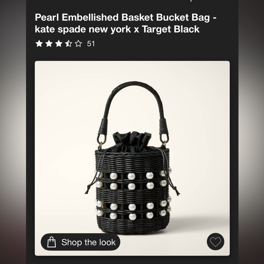 Kate spade x target bucket bag